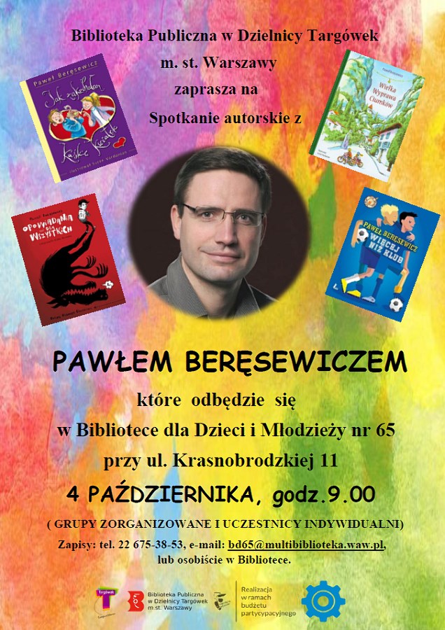 Spotkanie autorskie z Pawłem Beręsewiczem w BD65
