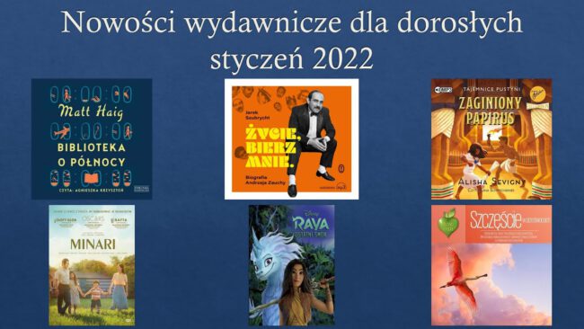 okładki nowości wydawniczych omówionych w filmie i spisanych w treści wpisu
