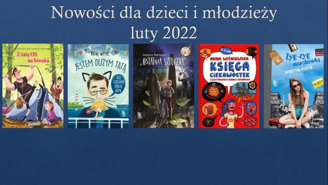 okładki nowości wydawniczych omówionych w filmie i spisanych w treści wpisu