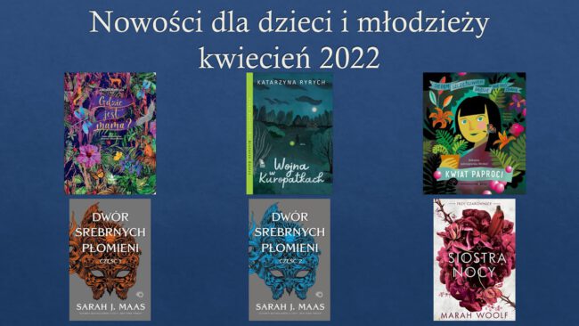 okładki nowości wydawniczych omówionych w filmie i spisanych w treści wpisu