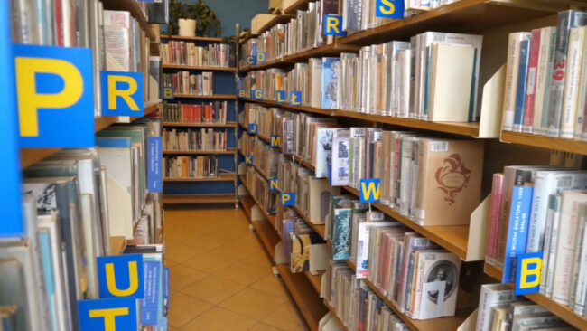 regały biblioteczne