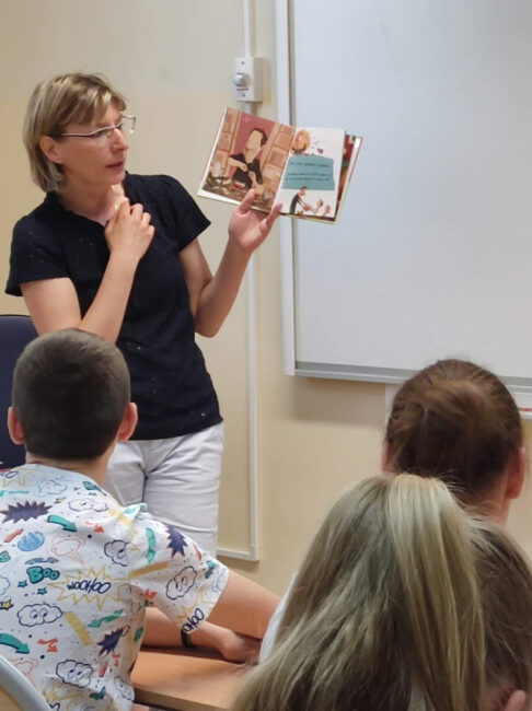 zajęcia z uczniami szkoły podstawowej specjalnej nr 99