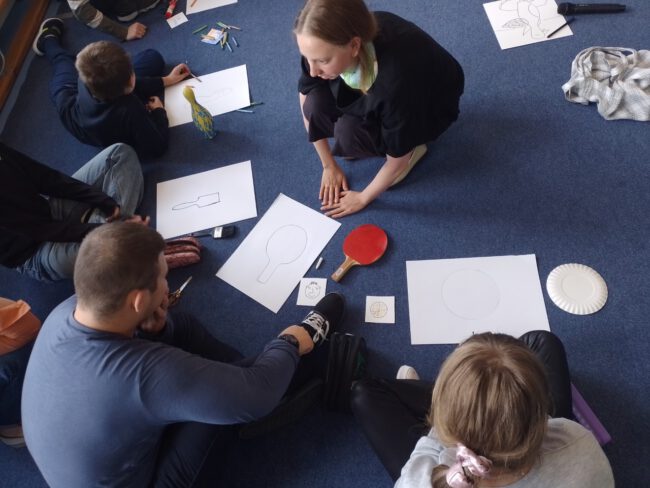 zajęcia z uczniami szkoły podstawowej specjalnej nr 99