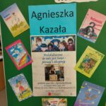 plakat - zaproszenie na spotkanie z Agnieszką Kazałą