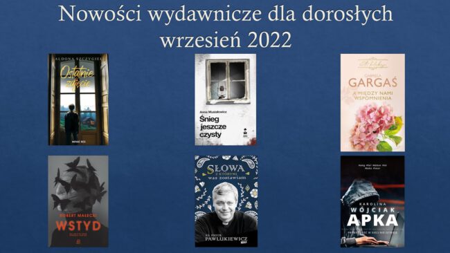 okładki nowości wydawniczych omówionych w filmie i spisanych w treści wpisu