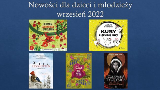 okładki nowości wydawniczych omówionych w filmie i spisanych w treści wpisu