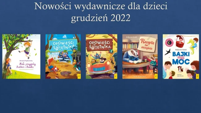 okładki nowości wydawniczych omówionych w filmie i spisanych w treści wpisu