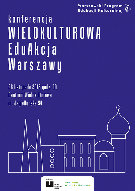 plakat Wielokulturowa EduAkcja Warszawy