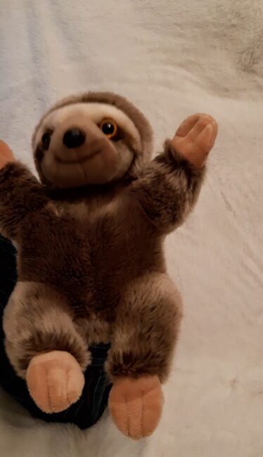 biblioteczna pacynka Lu