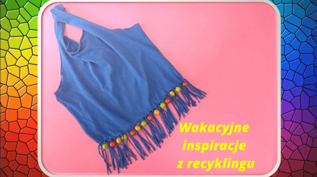 torba na zakupy zrobiona z koszulki