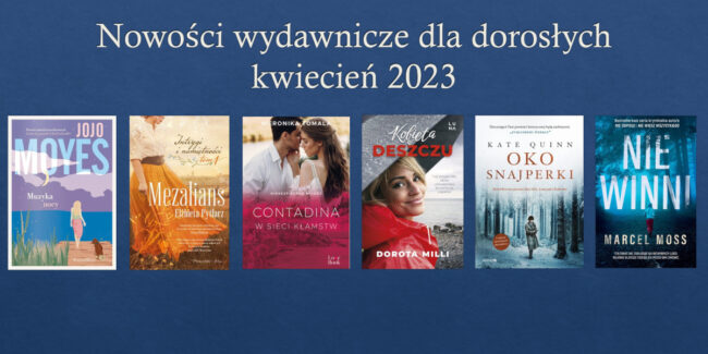 okładki książek omówionych podczas tego przeglądu nowości