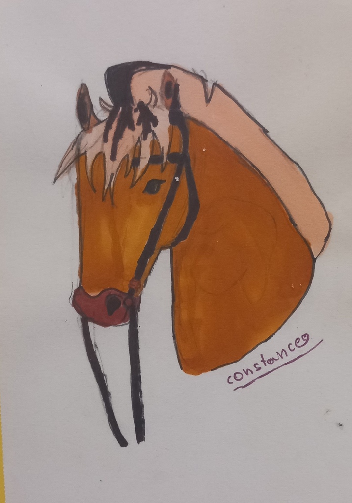 namalowany koń