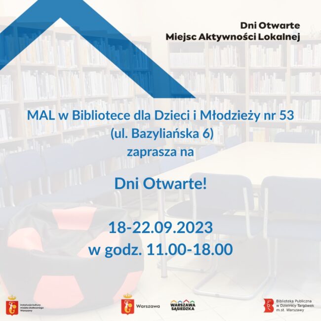 plakat promujący Dni Otwarte MAL w BD53