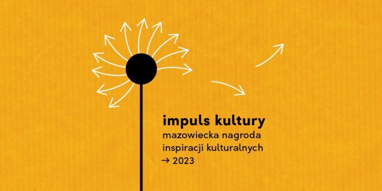 plakat - impuls kultury mazowiecka nagroda inspiracji kulturalnych 2023