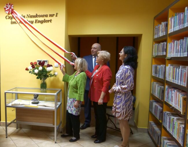 uroczystość nadania Czytelni Naukowej nr I imienia Janiny Englert