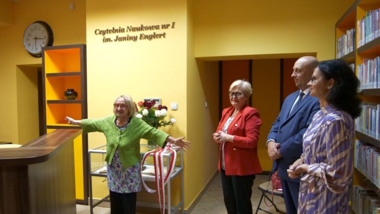 uroczystość nadania Czytelni Naukowej nr I imienia Janiny Englert