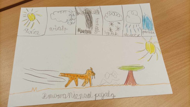 obrazek namalowany przez dziecko