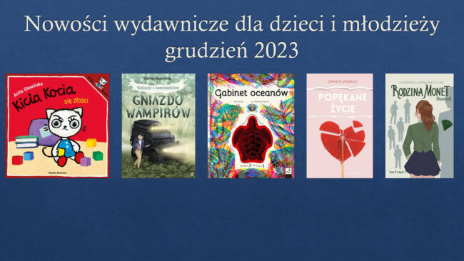 okładki książek omówionych w tym przeglądzie książek