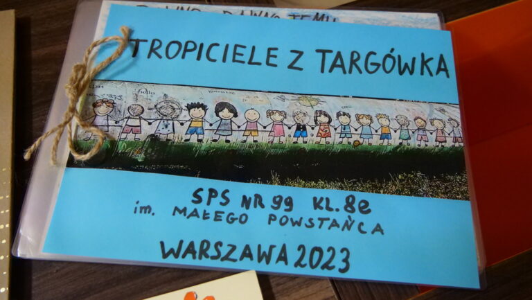 przewodnik po Targówku stworzony przez uczniów szkoły podstawowej specjalnej nr 99