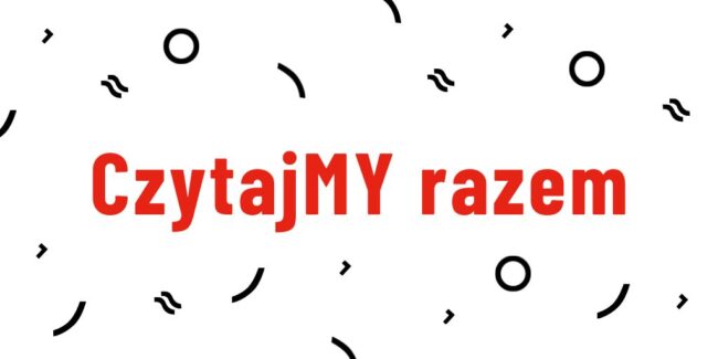 napis Czytajmy razem