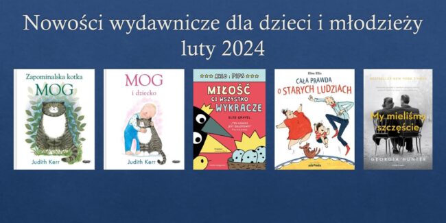 okładki książek omówionych w tym przeglądzie nowości