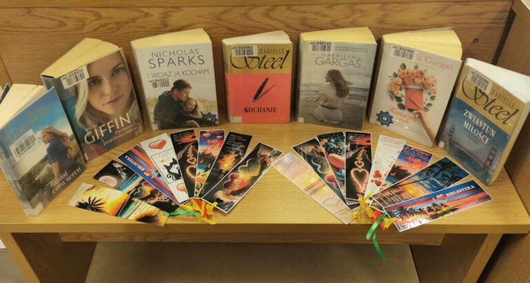 zakładki walentynkowe