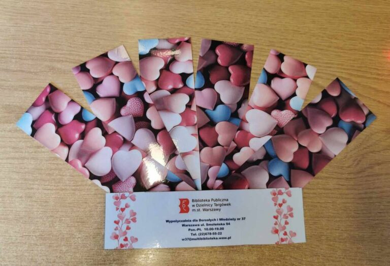 zakładki walentynkowe