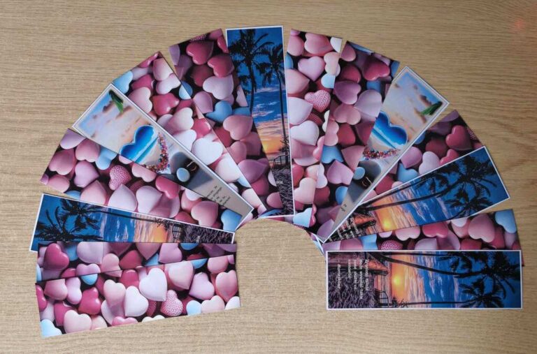 zakładki walentynkowe