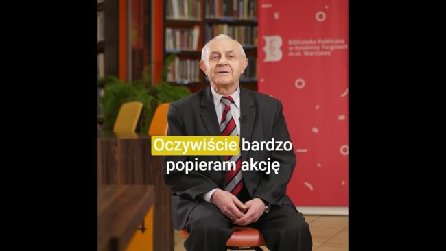 Witold Harasim opowiada o akcji Czytajmy razem i zachęca do udziału