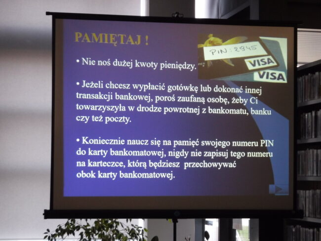 zajęcia dla seniorów z bezpieczeństwa