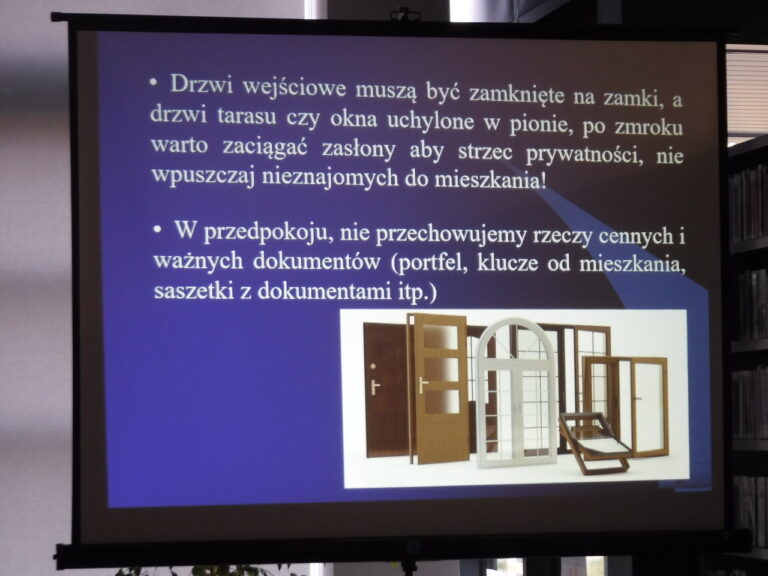 zajęcia dla seniorów z bezpieczeństwa