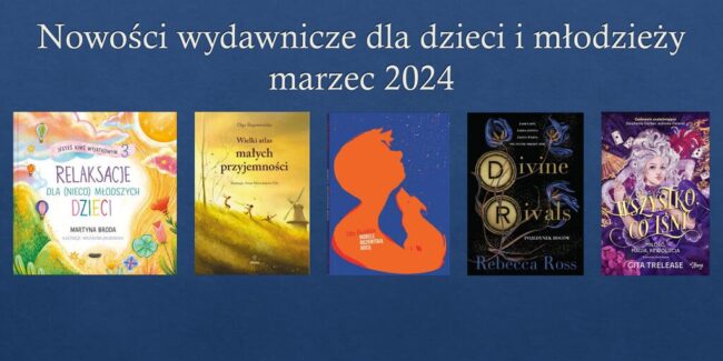 okładki książek omówionych w tym przeglądzie nowości