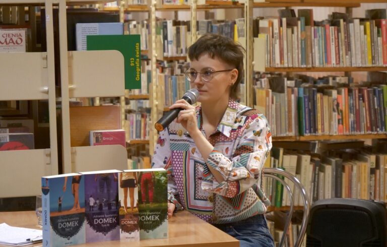 spotkanie autorskie z Adrianną Szymańską-Zacheją