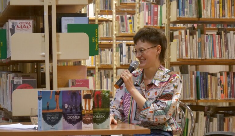 spotkanie autorskie z Adrianną Szymańską-Zacheją