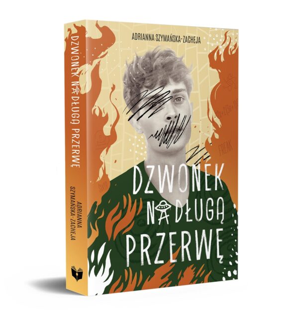 mockup okładka książka dzwonek na długą przerwę Adrianna Szymańska-Zacheja