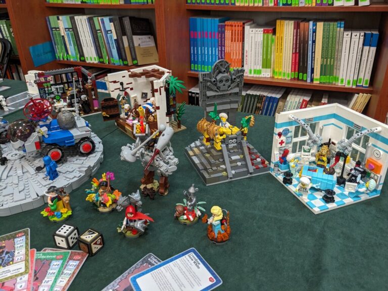 wystawa konstrukcji z klocków lego