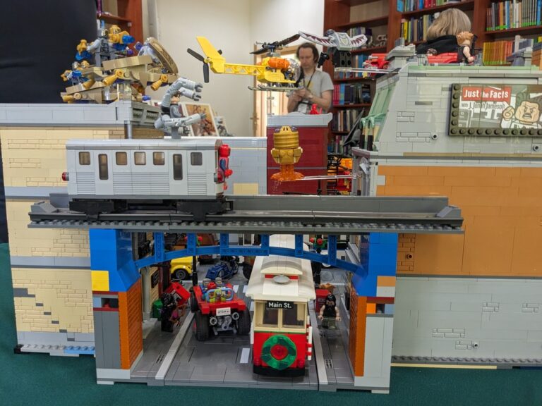 wystawa konstrukcji z klocków lego