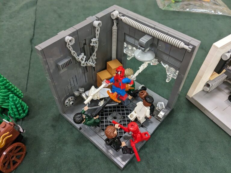 wystawa konstrukcji z klocków lego