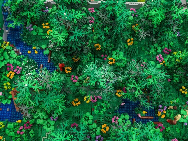 drzewa z klocków lego