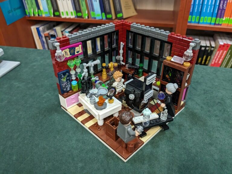 wystawa konstrukcji z klocków lego