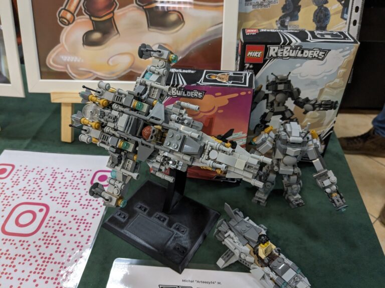 wystawa konstrukcji z klocków lego