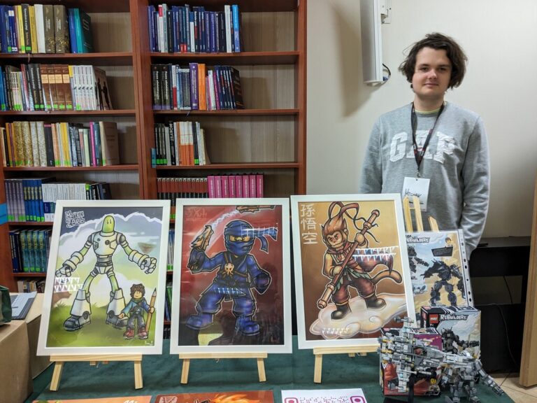 wystawa konstrukcji z klocków lego