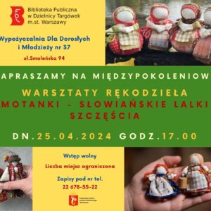 motanki słowiańskie lalki szczęścia warsztaty rękodzieła