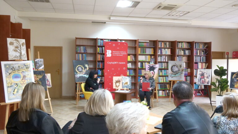 wernisaż Małgorzaty Stelmach w sali Czytelni Naukowej nr I im. Janiny Englert