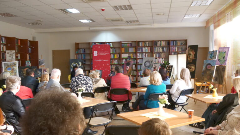 wernisaż Małgorzaty Stelmach w sali Czytelni Naukowej nr I im. Janiny Englert