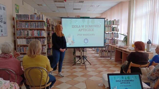 prelekcja pod tytułem Zioła w domowej apteczce