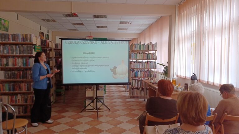 prelekcja pod tytułem Zioła w domowej apteczce