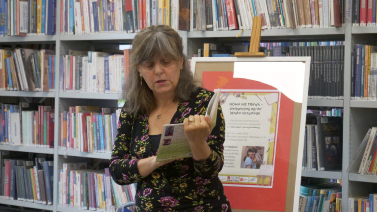 warsztaty literacko-plastyczne dla dzieci prowadzone przez Agnieszkę Kazałę