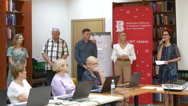 kurs komputerowy dla seniorów w Czytelni Naukowej nr I