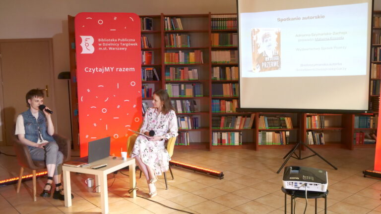 spotkanie autorskie Adrianna Szymańska-Zacheja